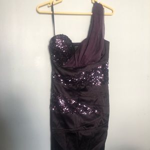 Off the Shoulder Rutched Homecoming Dress